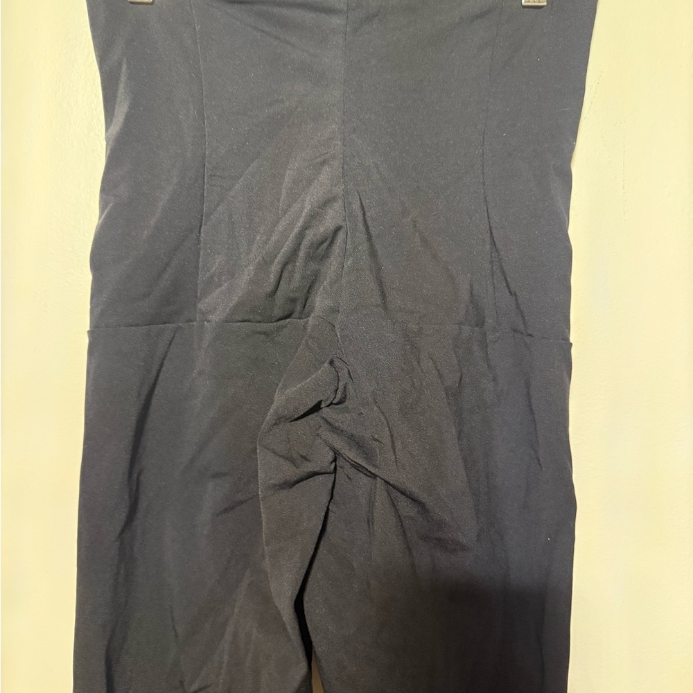 Elegant Black Strapless Jumpsuit - Picture 5 of 12